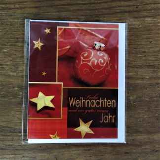 Grußkarte Frohe Weihnachten