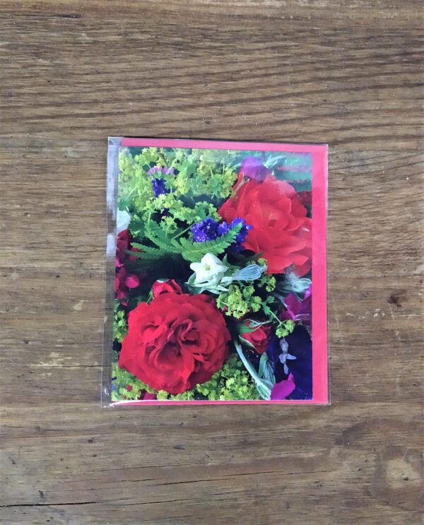Grußkarte Rote Rosen